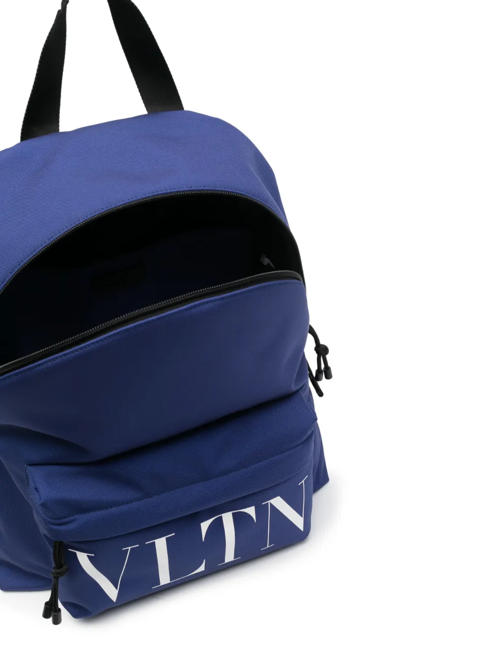 Shop Valentino Logo-print Backpack In Blue