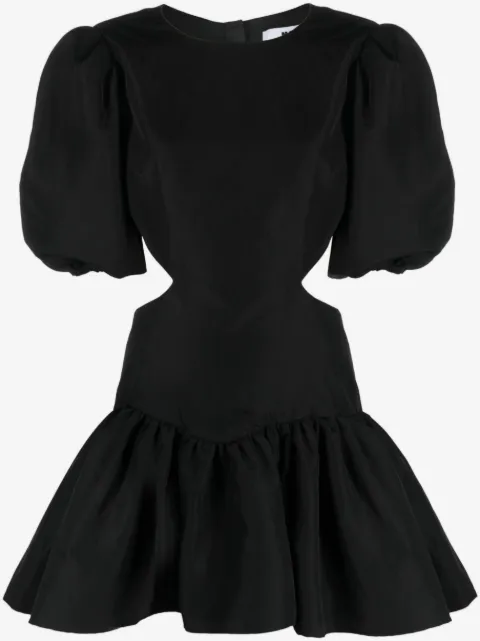 MSGM cut-out flared minidress
