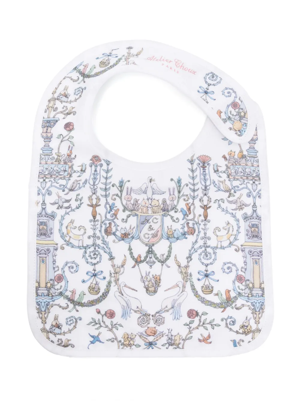 Atelier Choux babero con estampado gráfico | blanco | Image 1