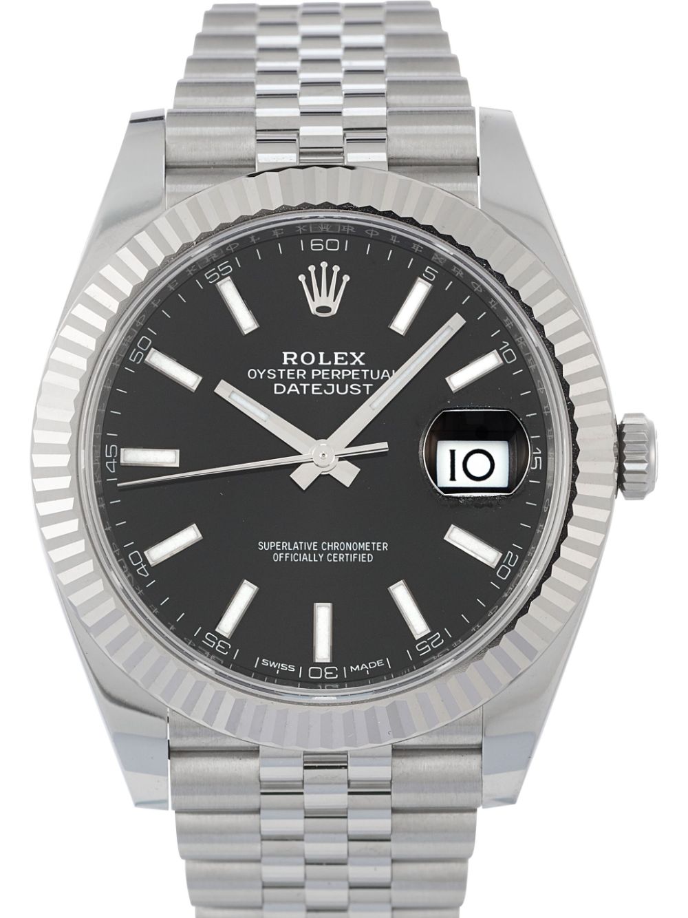 Rolex 2023 ongedragen Datejust horloge - Zwart