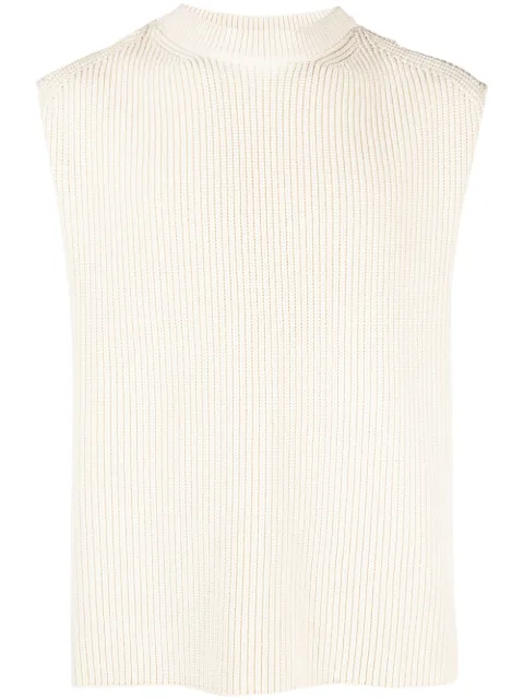 Jil Sander knitted sleeveless vest