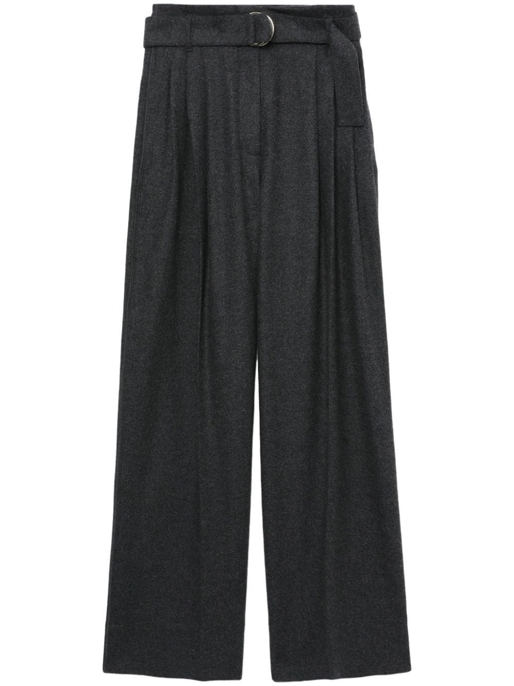3.1 Phillip Lim / フィリップ リム Pleat-detailing Wool Blend Palazzo Trousers In Grey