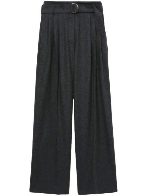 3.1 Phillip Lim pleat-detailing wool blend palazzo trousers 
