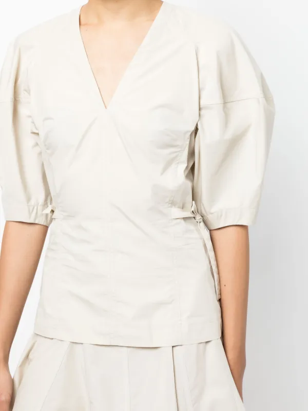 『希少』フィリップリム　ショートスリーブ　Vネック　トップ　ブラウス 3.1 Phillip Lim ショートスリーブ Vネックトップ