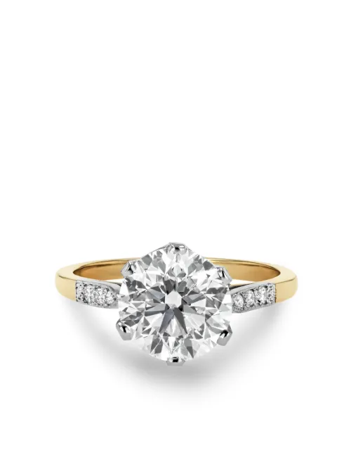 Bague en 18ct pavée de diamants - Pragnell Vintage - Modalova