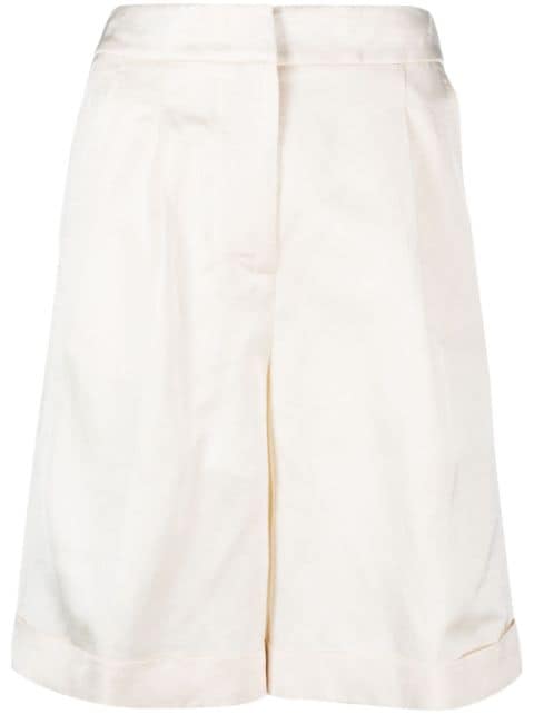 Peserico high-waisted tailored shorts