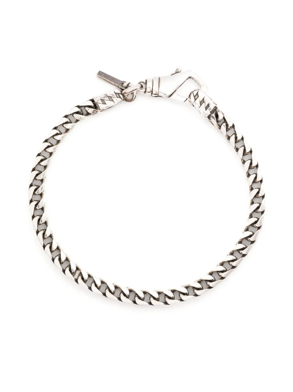Emanuele Bicocchi Silver Box Chain Bracelet In Silber