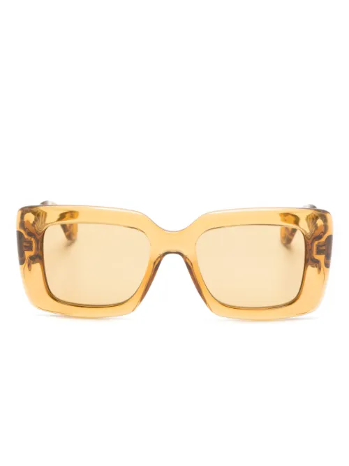 Lunettes de soleil à monture rectangulaire - Lanvin - Modalova