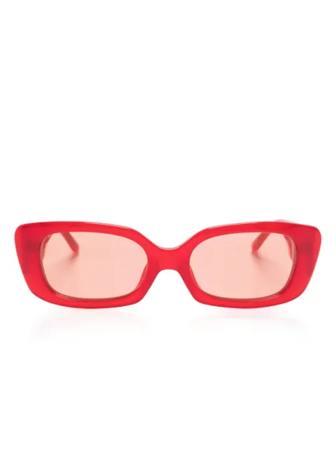 Magda Butrym lunettes de soleil rectangulaires à ornements en cristal