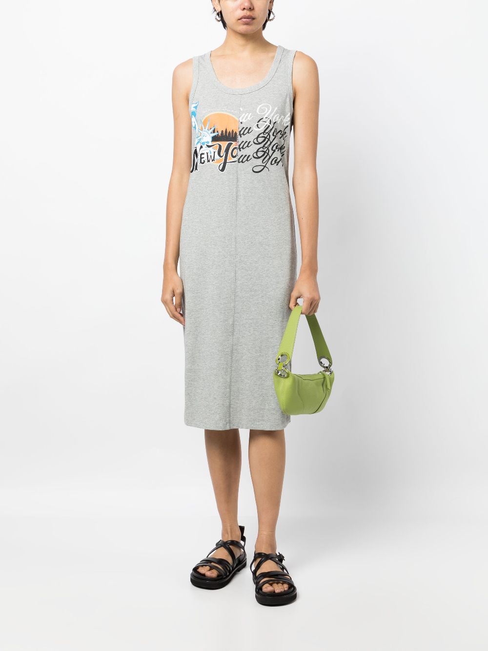 3.1 Phillip Lim Jurk met print - Grijs