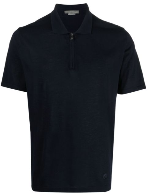 Corneliani cotton short-sleeve polo shirt