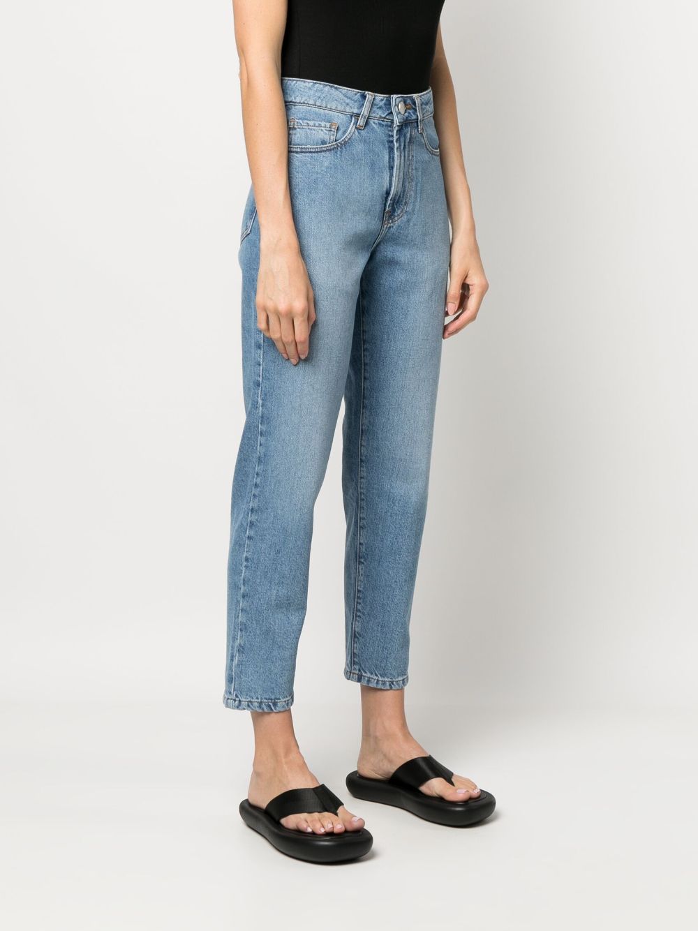 ROHE TAPERED CROPPED JEANS 