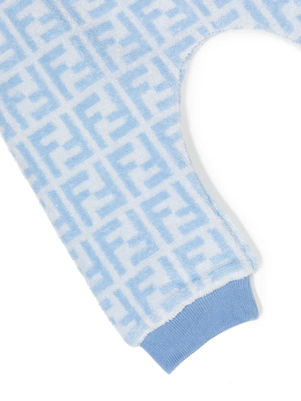 Fendi Kids Broek met logoprint Blauw