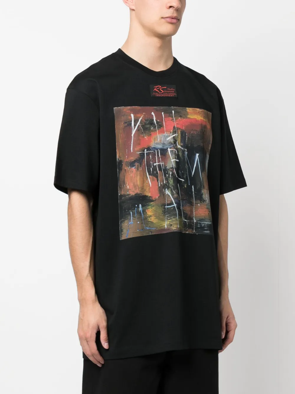 Raf Simons graphic-print T-shirt - Farfetch