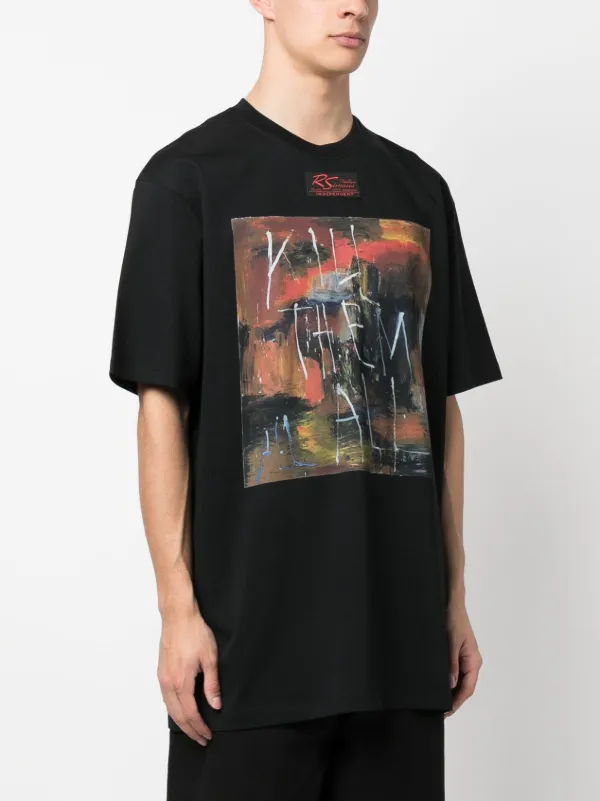 Raf Simons グラフィック Tシャツ | ブラック | FARFETCH JP