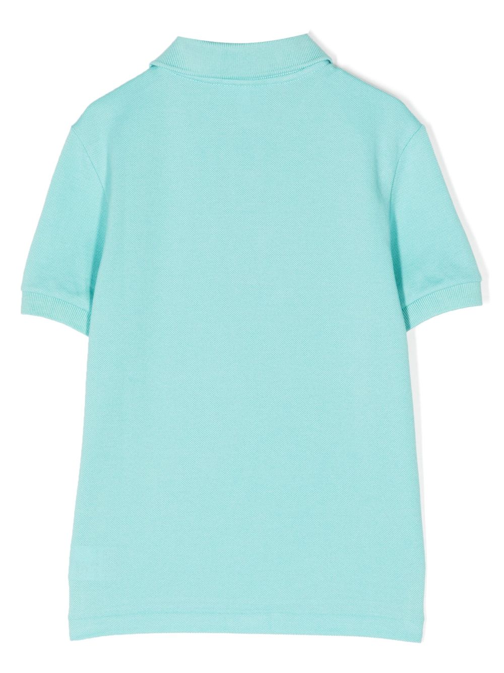 Lacoste Kids Poloshirt met logopatch - Blauw