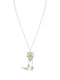 Pragnell Vintage 1900s 18kt yellow gold peridot and diamond necklace