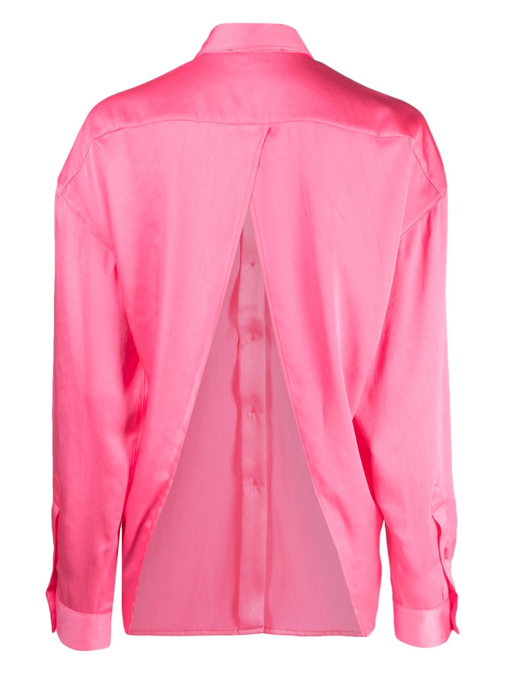 Laneus open-back long-sleeve shirt - Roze