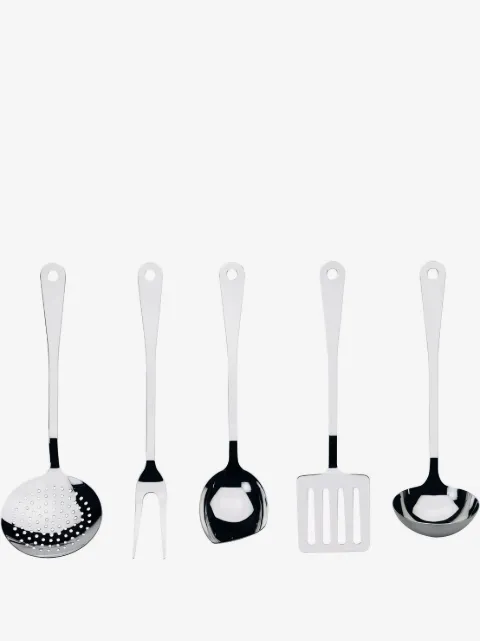 Alessi set-of-five stainless steel cutlery