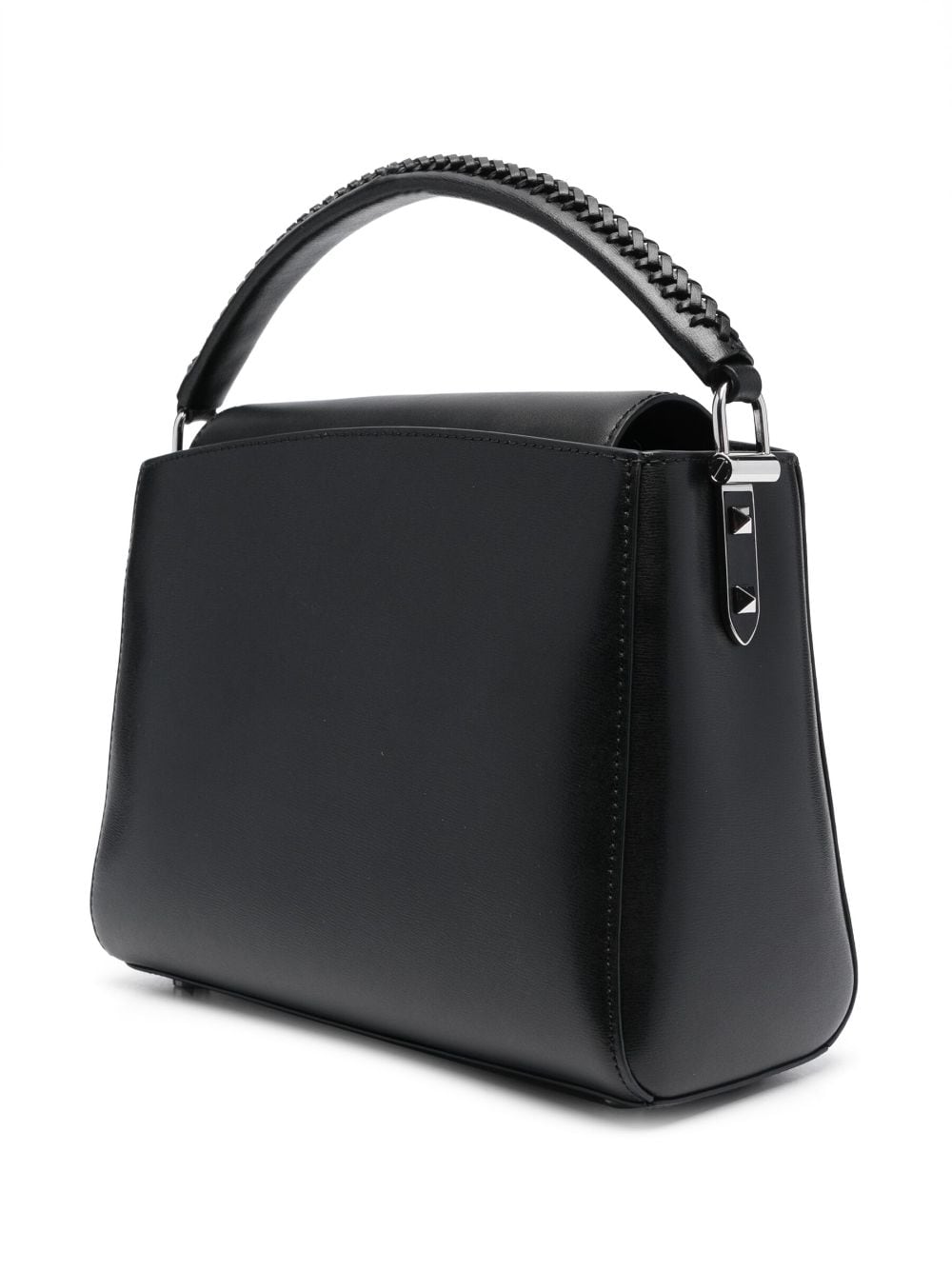 Shop Michael Michael Kors Karlie Leather Tote Bag In Black