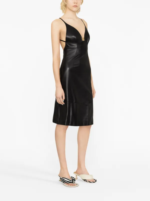 chinese dress ladies Loewe Leather Utility Dress