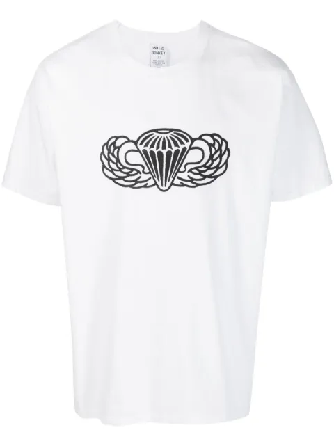 Wild Donkey graphic-print cotton T-shirt