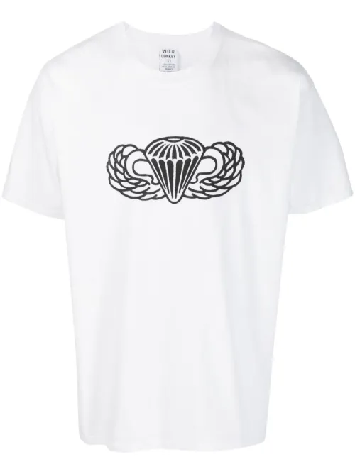 T-shirt en coton à imprimé graphique - Wild Donkey - Modalova