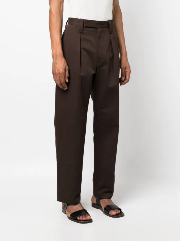 Lemaire pleat-detail straight-leg Trousers - Farfetch