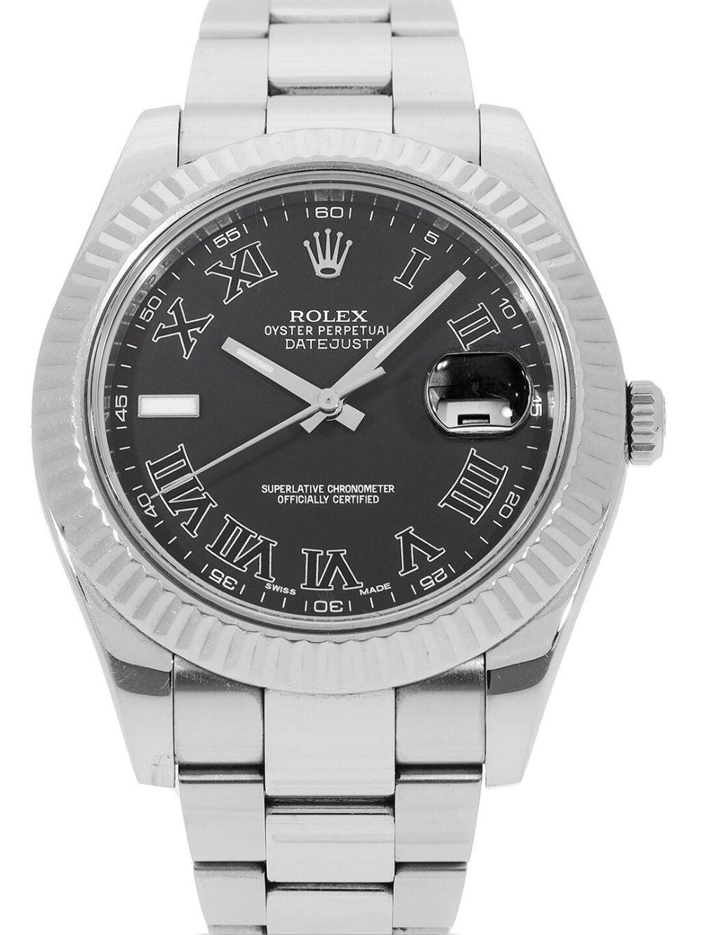 Rolex 2011 pre-owned Datejust horloge - Zwart