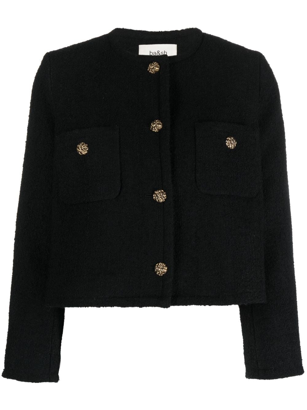 Shop Ba&sh Meredith Tweed Jacket In Black