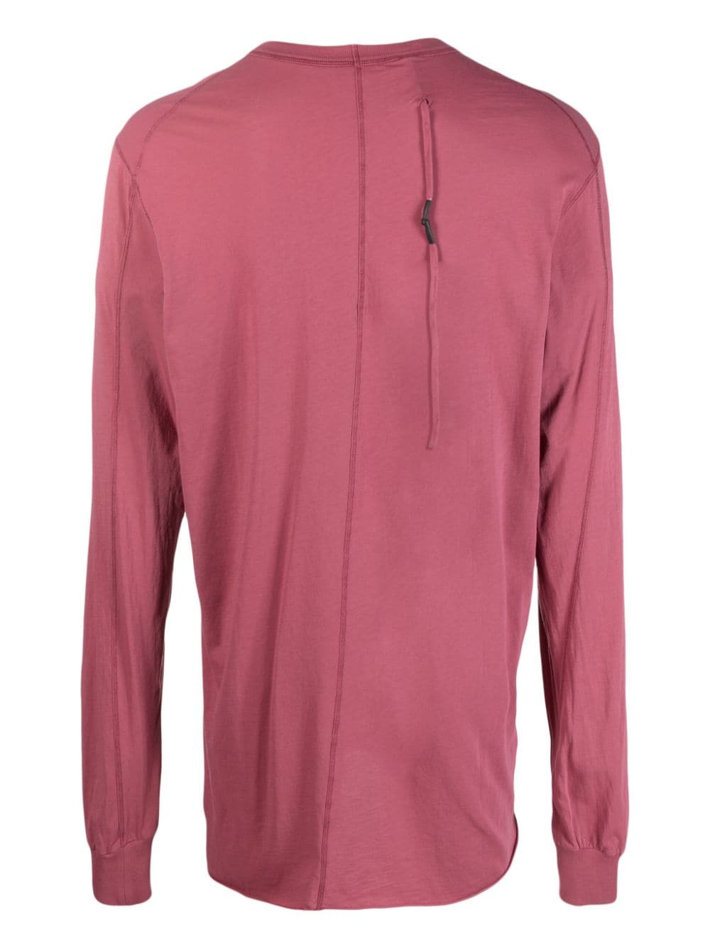 Shop 11 By Boris Bidjan Saberi Long-sleeve Cotton T-shirt In Pink