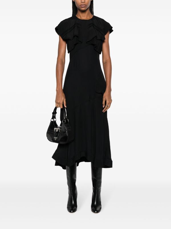 3.1 Phillip Lim ruffle-overlay Midi Dress - Farfetch