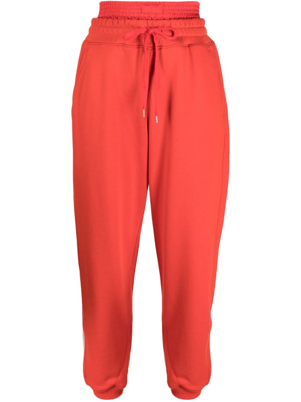 3.1 Phillip Lim / フィリップ リム High-waisted Cotton Track Trousers In Red