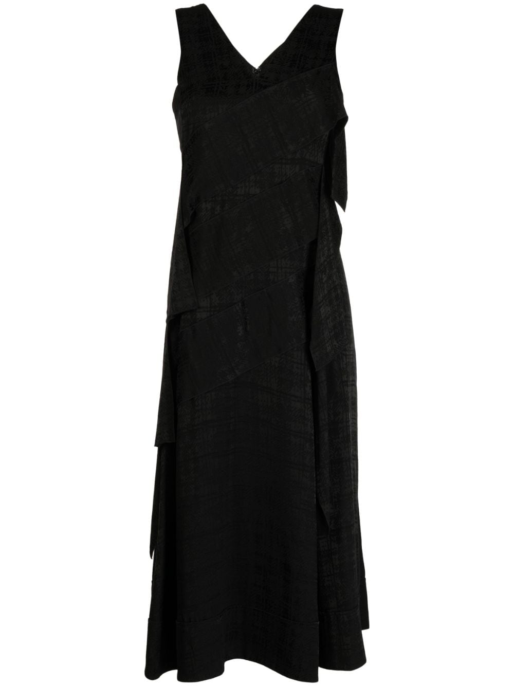 3.1 Phillip Lim panelled-design sleeveless dress – Black