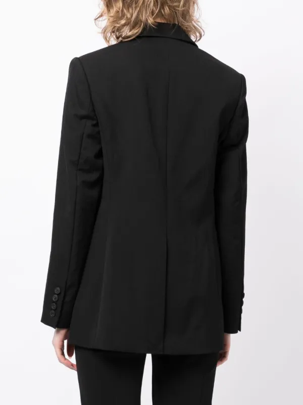3.1 Phillip Lim ピークドラペル シングルジャケット | ブラック