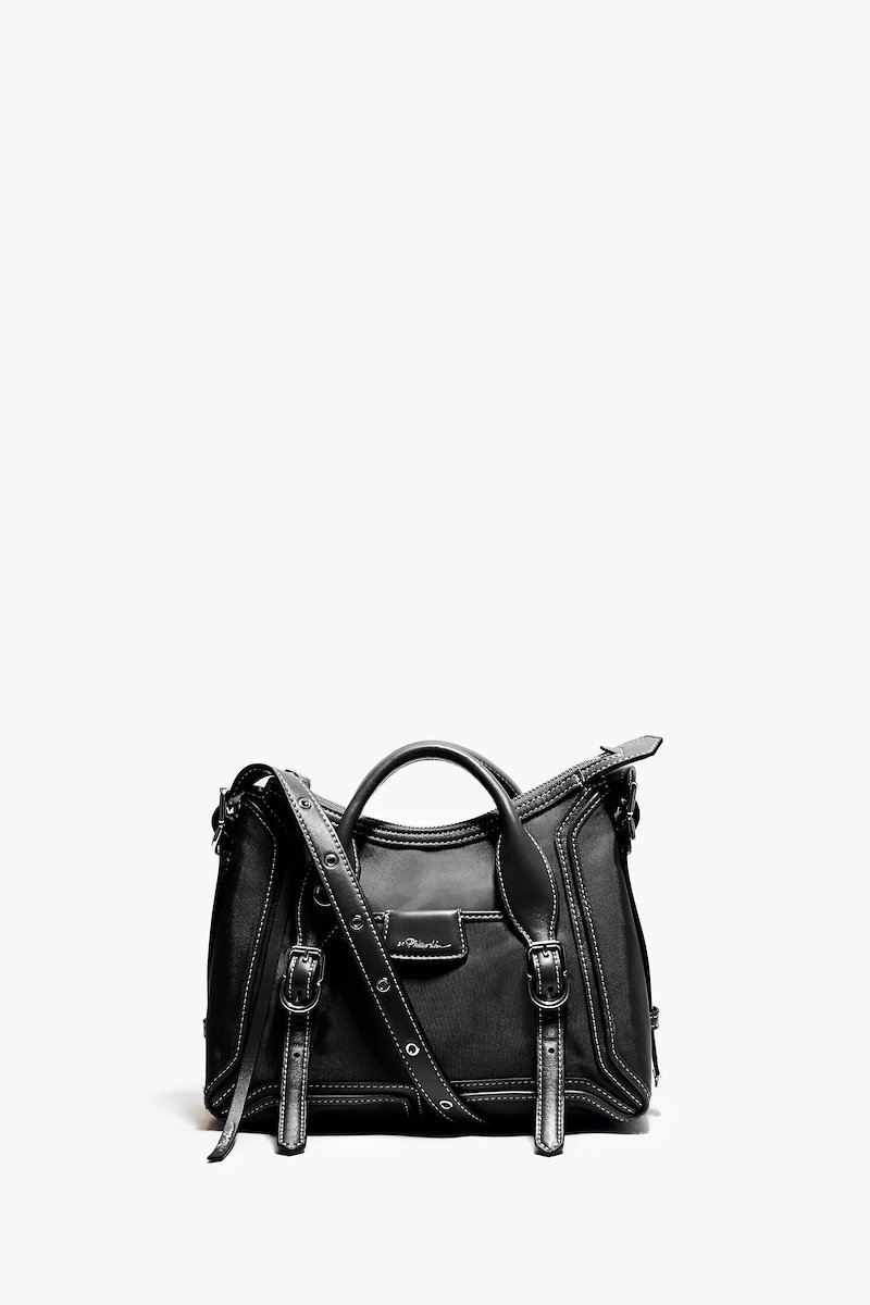 Pashli Moto Satchel -black #0 Pashli Moto Satchel , null- 0