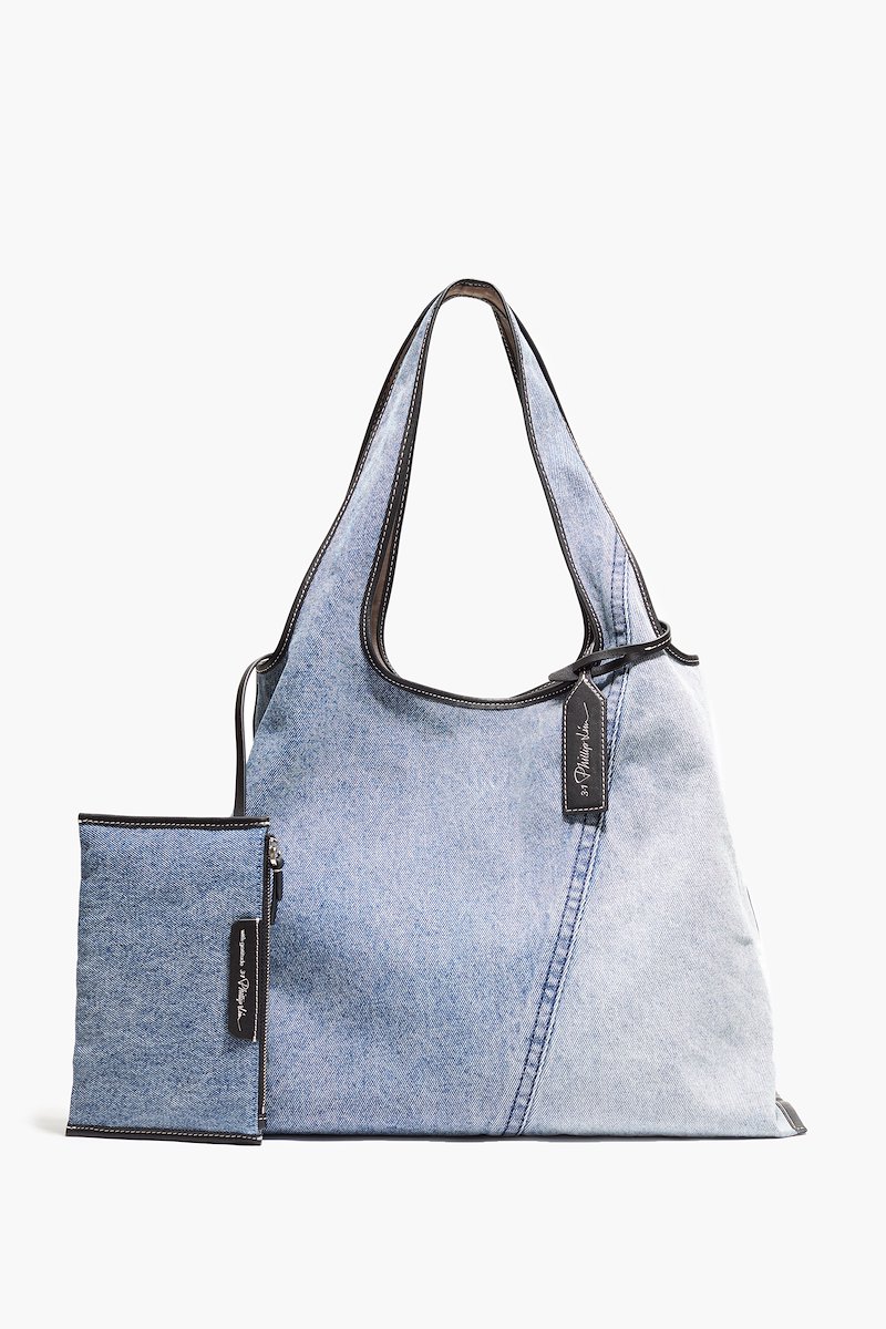 Denim Market Tote in blue | 3.1 Phillip Lim Official Site