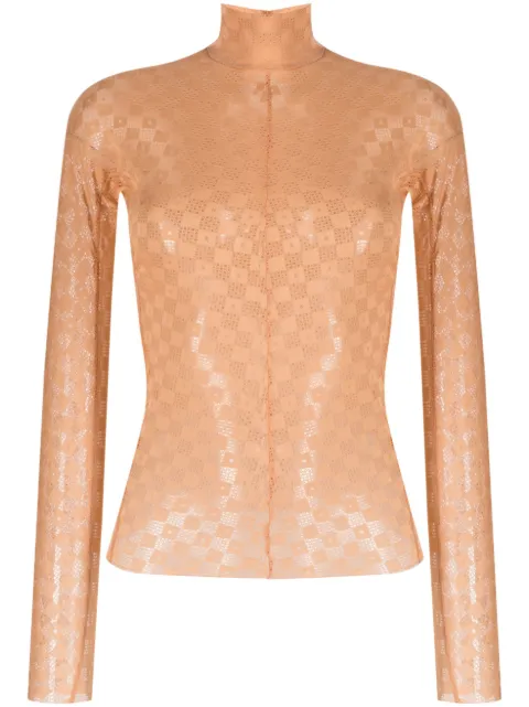 Forte Forte lace-detail long-sleeved top