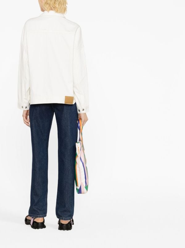 Maison Kitsuné Oversized Denim Trucker Jacket - Farfetch