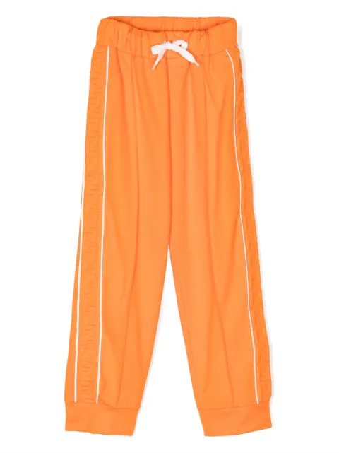 Fendi Kids FF-logo print track pants