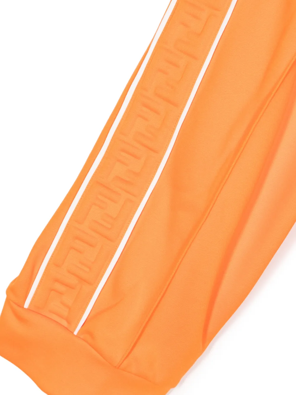 Fendi Kids Trainingsshorts met FF logoprint Oranje