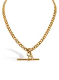 Pragnell Vintage 1800s 18kt yellow gold Double Albert chain necklace