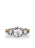 Pragnell Vintage 18kt yellow gold three stone diamond ring