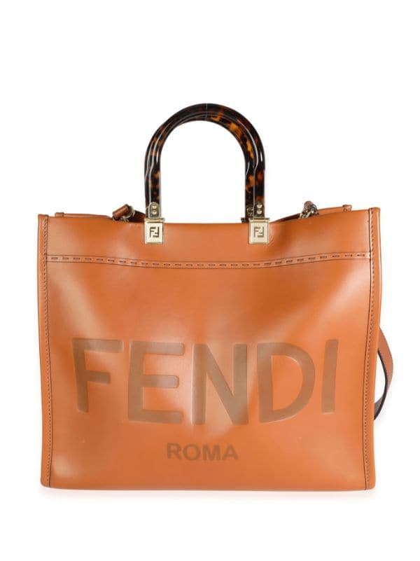 Fendi Pre-Owned logo-debossed Tote Bag - Farfetch