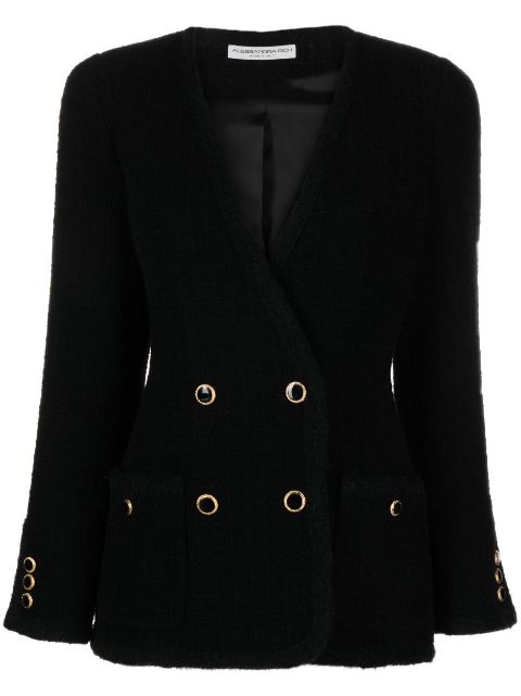 Alessandra Rich double-breasted tweed blazer