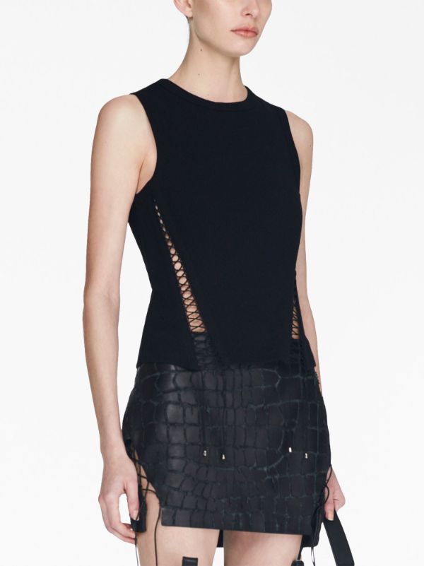 Dion Lee lace-up Corset Tank Top - Farfetch