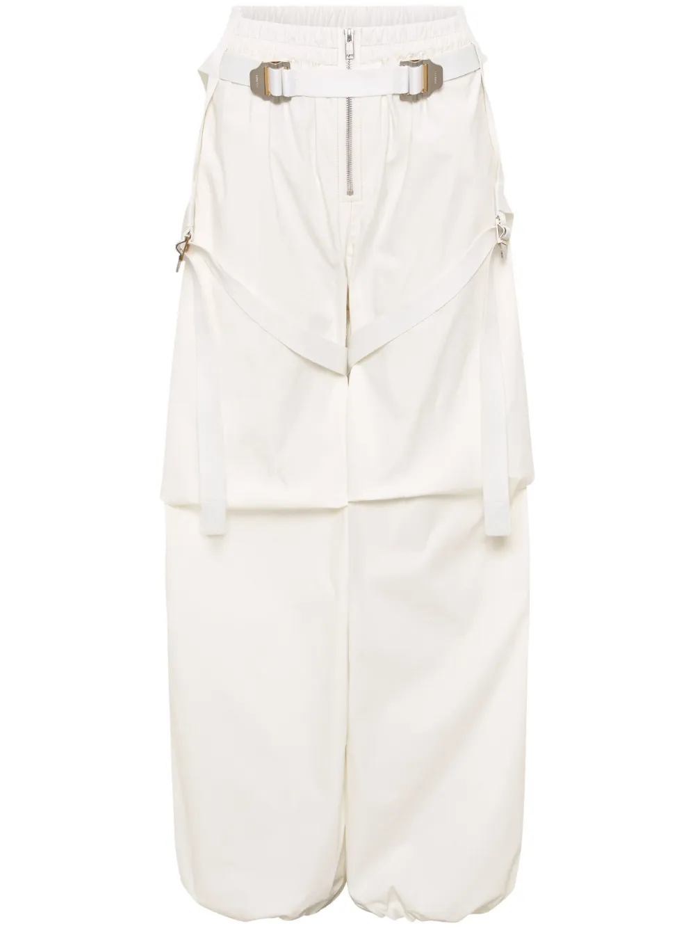Dion Lee Harness Flight low-rise trousers - White