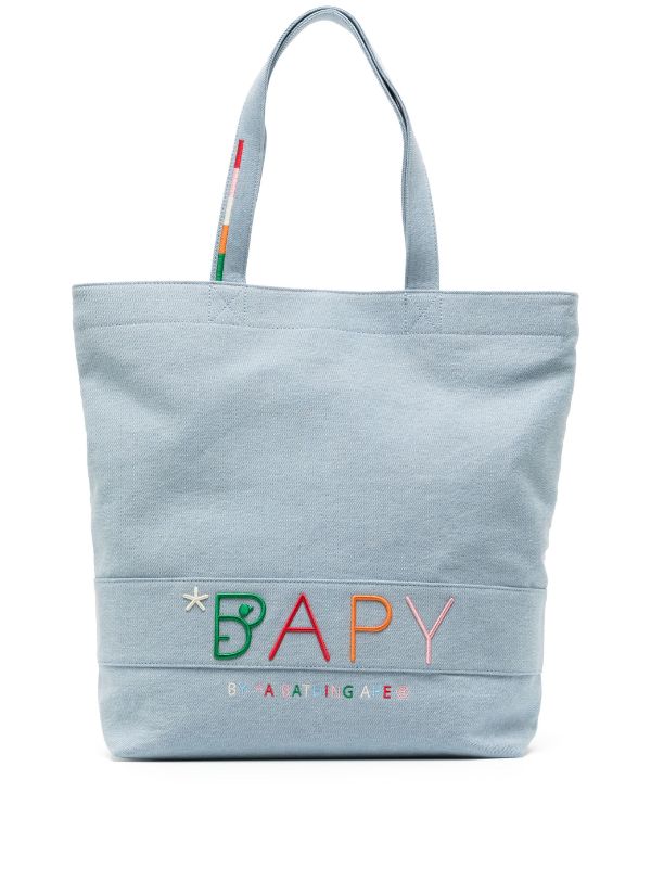 BAPY by *A Bathing Ape Logo-Print Beach Bag
