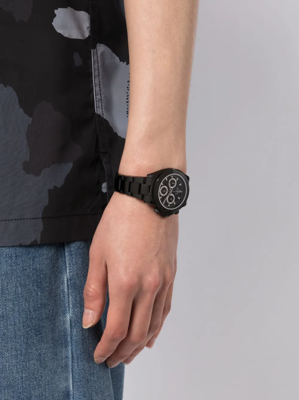A BATHING APE® Type 3 BAPEX horloge - Zwart