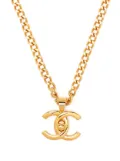 CHANEL Pre-Owned 1996 CC turn-lock necklace - Gold